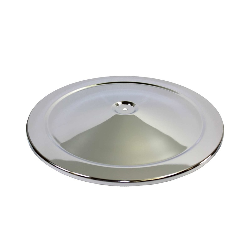 14″ Muscle Car Style Steel Air Cleaner Top – Chrome
