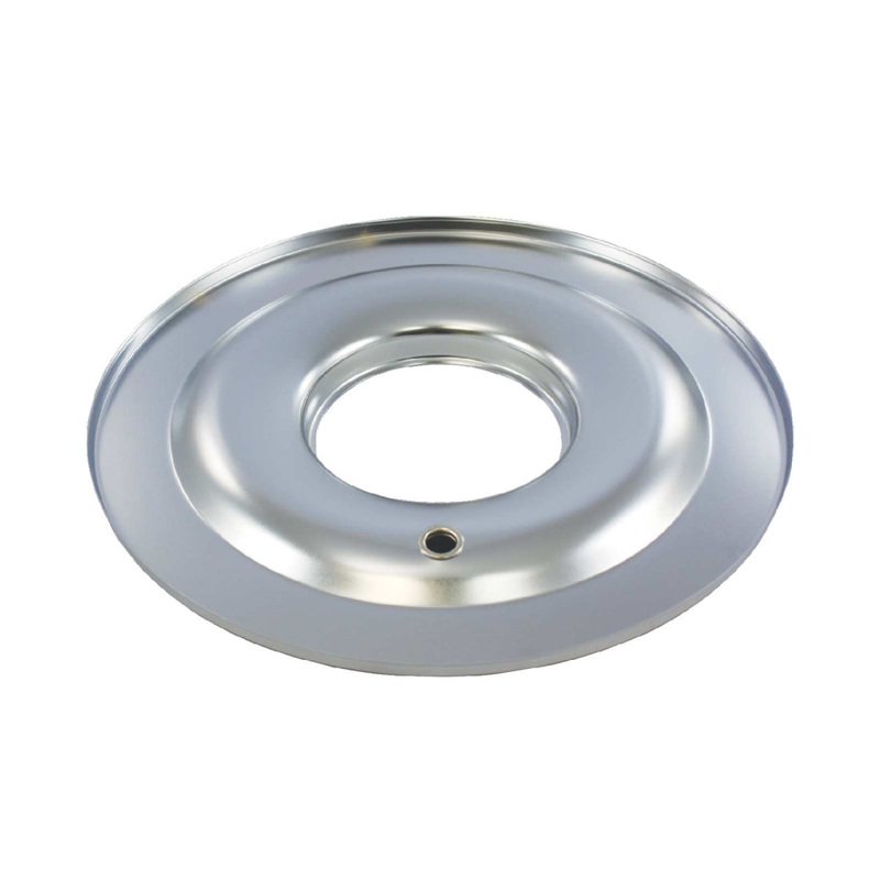 14″ Steel Flat Air Cleaner Base – Chrome