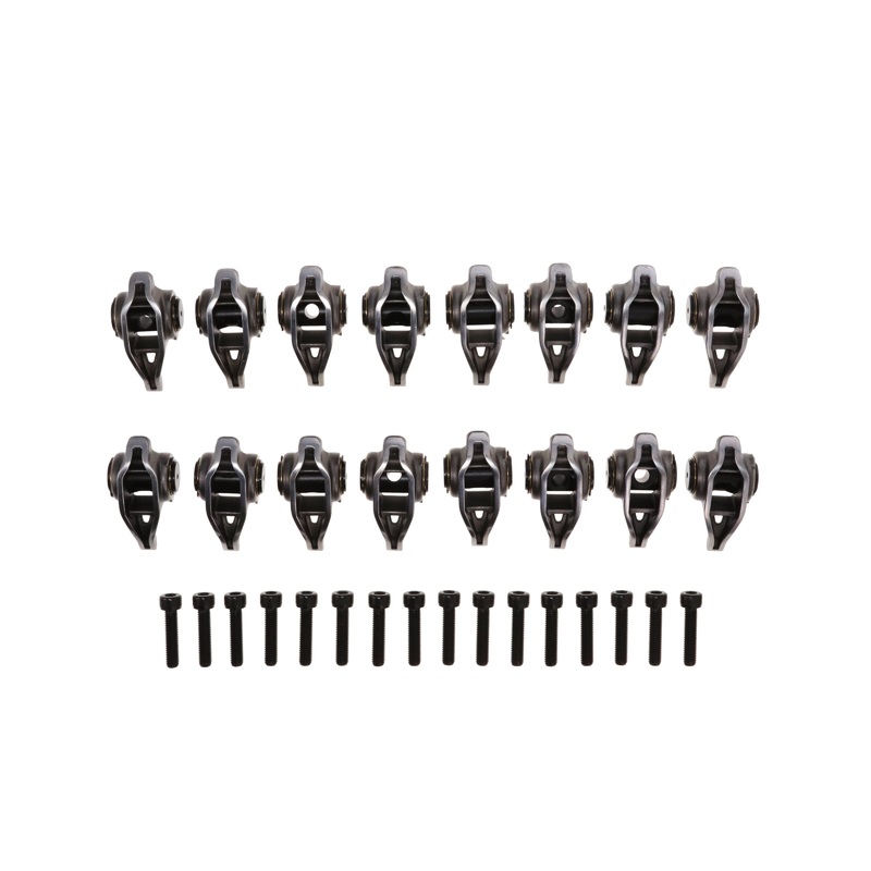 Chevy LT Pro Series Cast Steel Rocker Arms, 1.8 Ratio, Bronze Bushing Trunnion