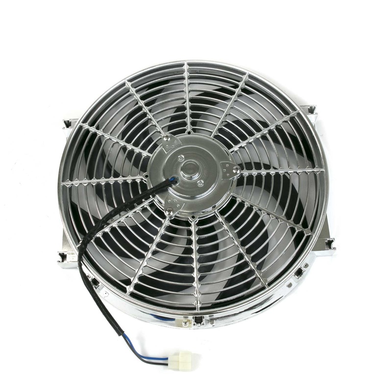 14″ Universal Cooling Fan – Chrome