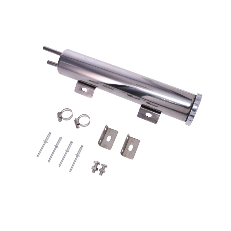 2 x 10 Stainless Steel Overflow Tank – Polished