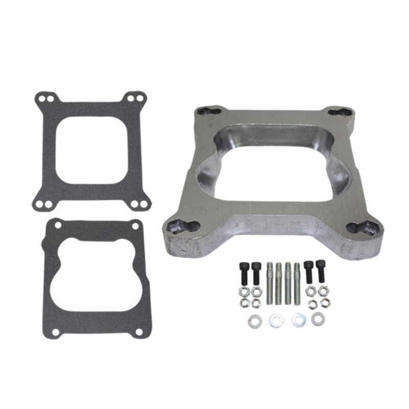 3/4″ Aluminum Open Port 4BBL Square Bore to Quadrajet Adapter Kit