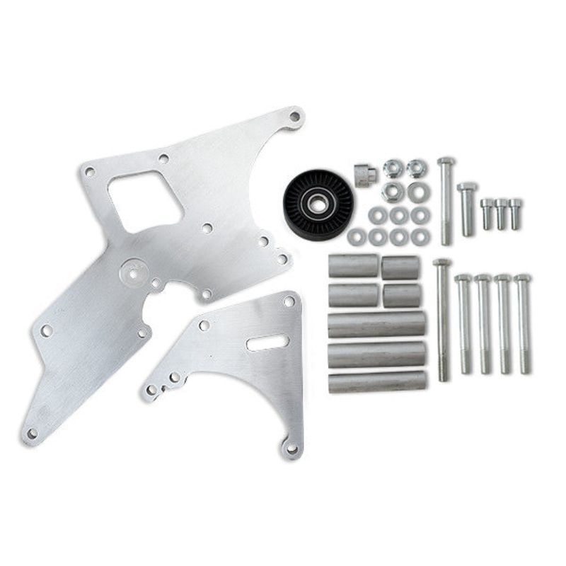 GM Car LS1/LS2 Alternator & Power Steering Relocation Bracket – Natural