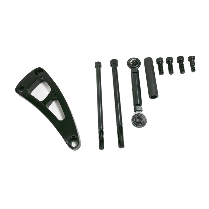 Chevy Big Block Long Water Pump Alternator Bracket – Black