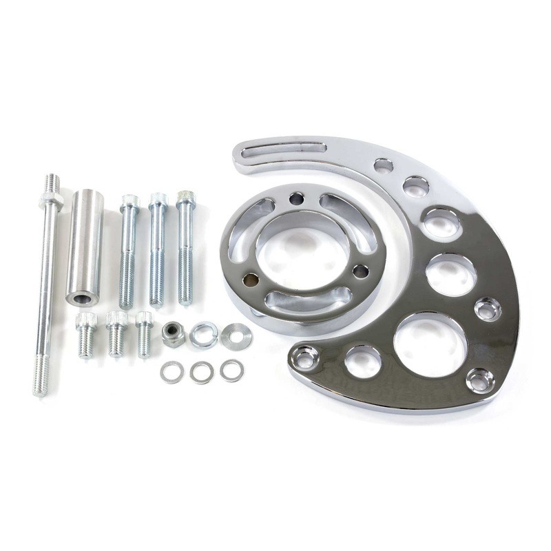 Chevy Big Block Long Water Pump Upgraded Alternator Bracket – Chrome