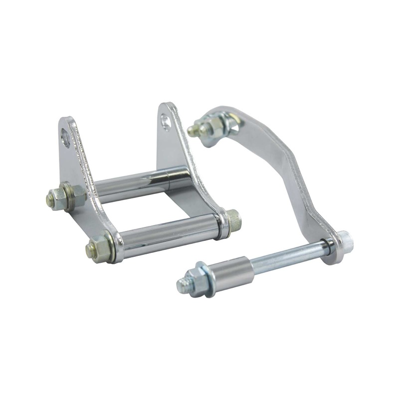 Chevy Small Block Adjustable Steel Driver Side Power Steering Pump Bracket Kit – Chrome