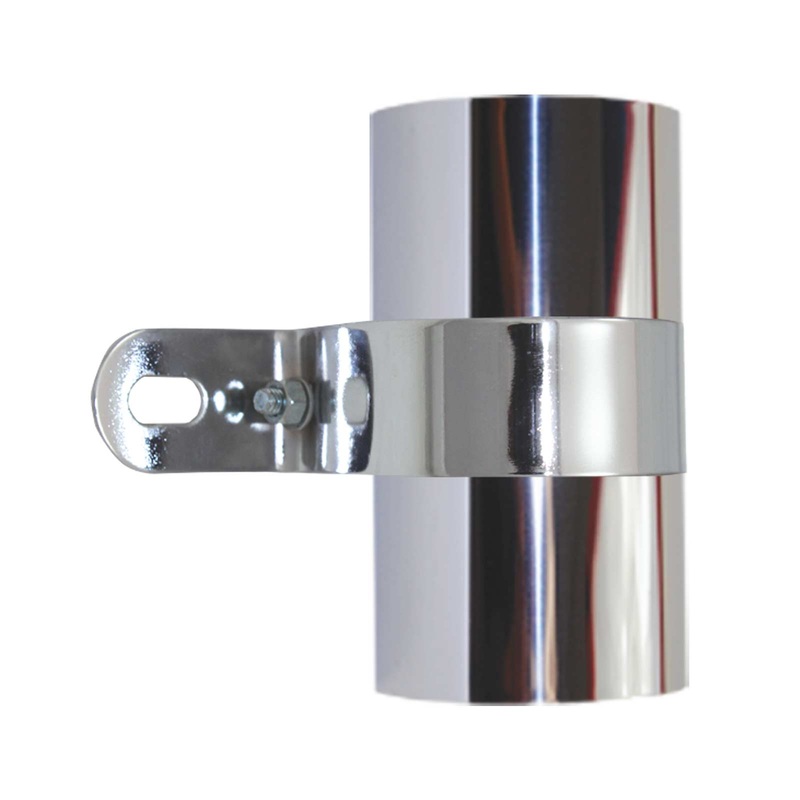 Chrome Steel Canister Ignition Coil Bracket and Cover