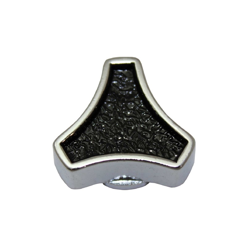 1/4″-20 Black & Chrome Small Spinner Air Cleaner Nut