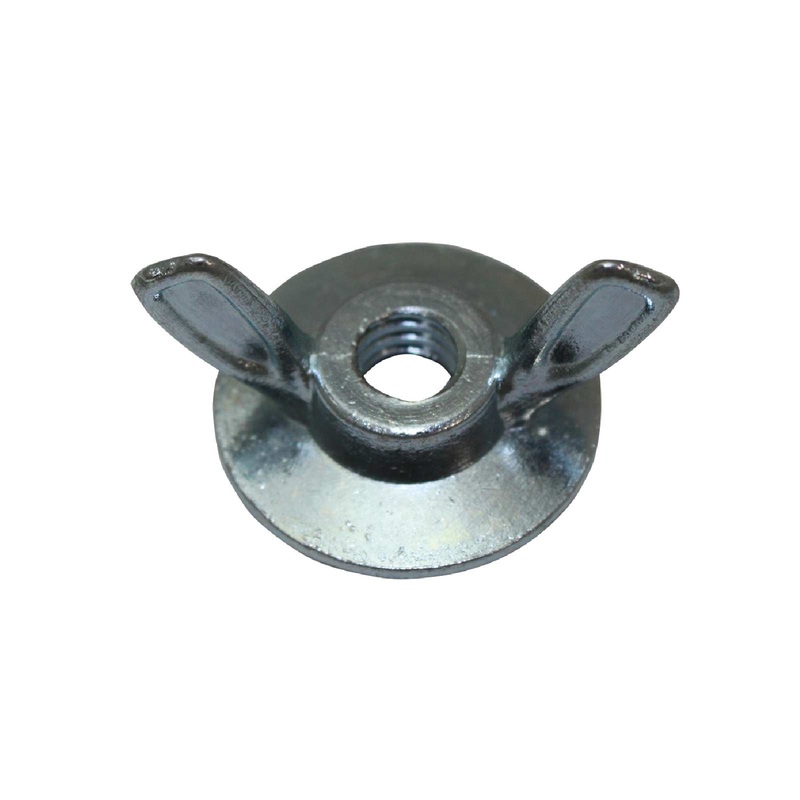 1/4″-20 Chrome Wing Nut with Flange