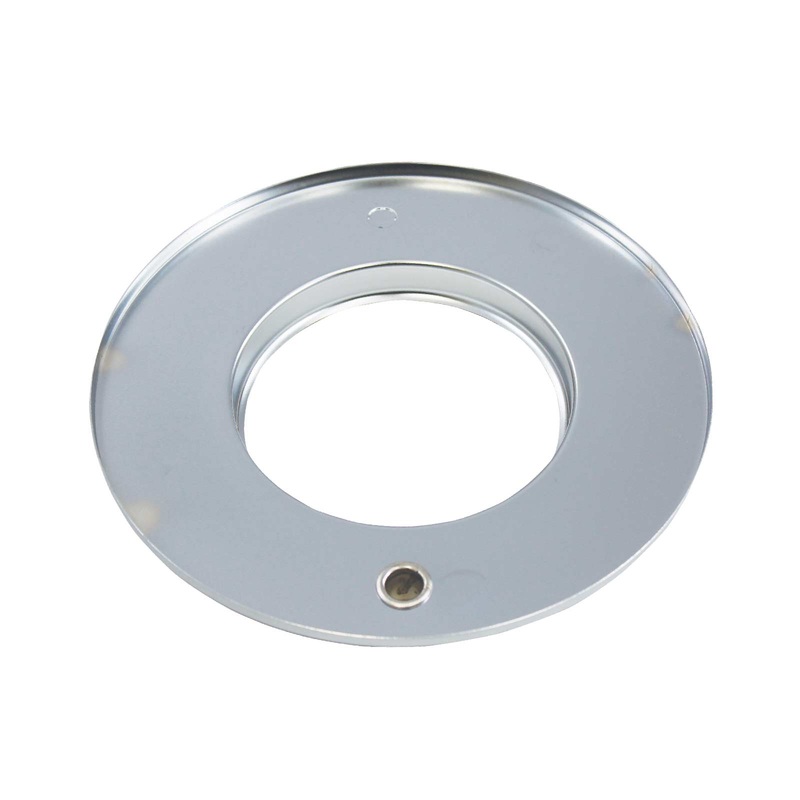 10″ Chrome Steel Flat Air Cleaner Base
