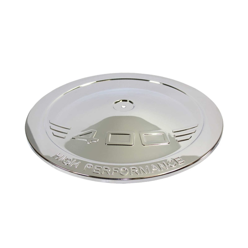 14″ 400 Muscle Car Style Chrome Steel Air Cleaner Top