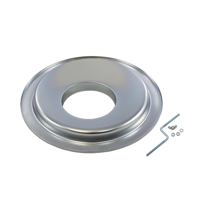 14″ Chrome Steel Off-Set Air Cleaner Base