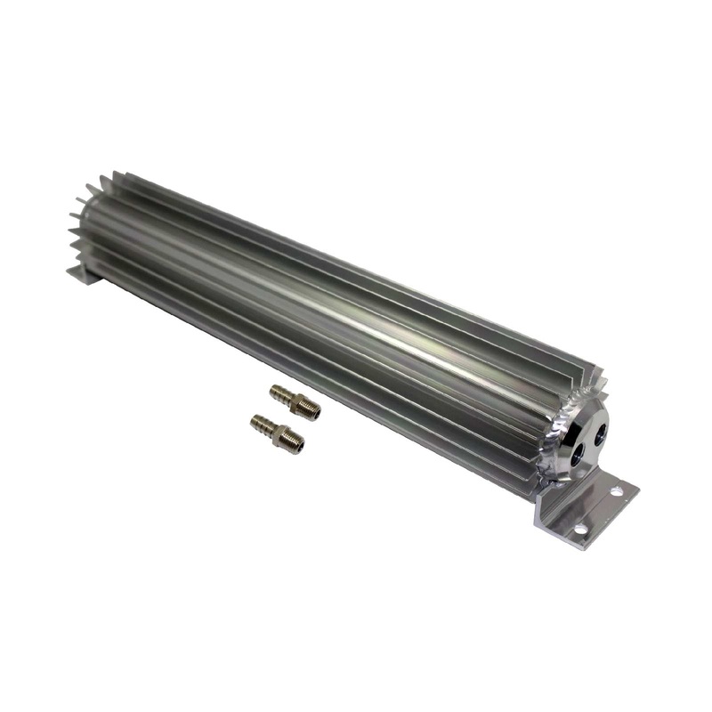 15″ Finned Aluminum Dual Pass Heat Sink Transmission Cooler