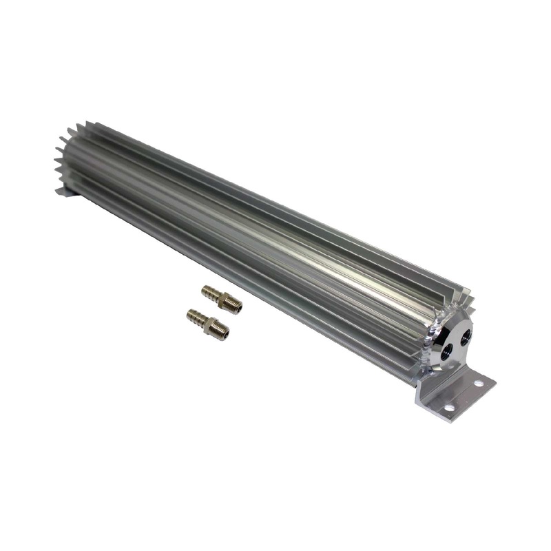 18″ Finned Aluminum Dual Pass Heat Sink Transmission Cooler