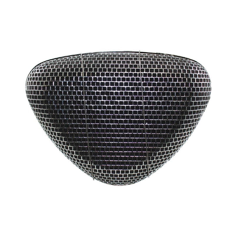 Triangular Super Flow Chrome Steel Air Cleaner Kit
