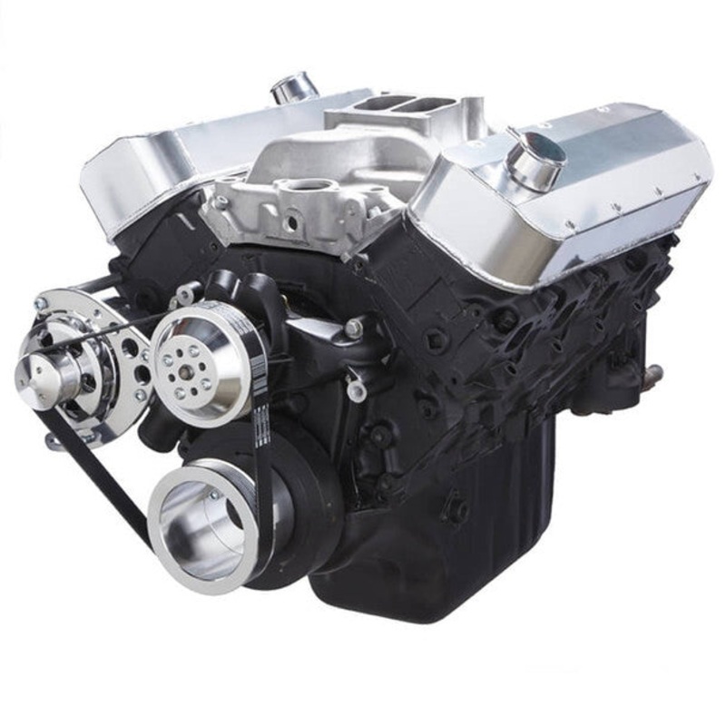 Chevy Big Block Serpentine Conversion Kit – Alternator Only, Long Water Pump – Polished Standard No Thanks
