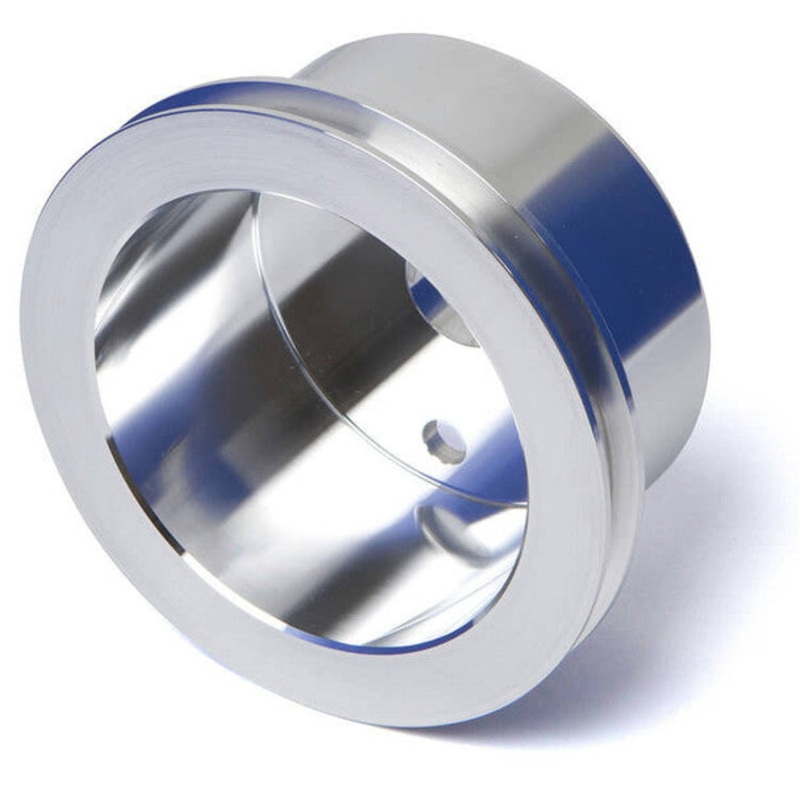 Chevy Small Block Crankshaft Pulley V-Belt LWP 1V Polished