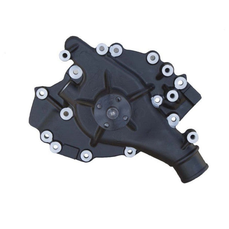 Ford 429-460 Mechanical Water Pump, High Flow Aluminum – Black