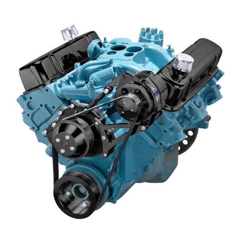 Pontiac Serpentine Conversion – Alternator Only – Black No Thanks