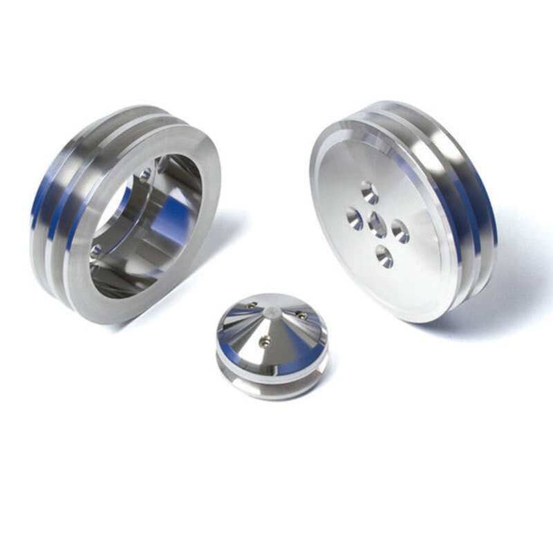 Short Ford Small Block Pulley Kit PS Polished